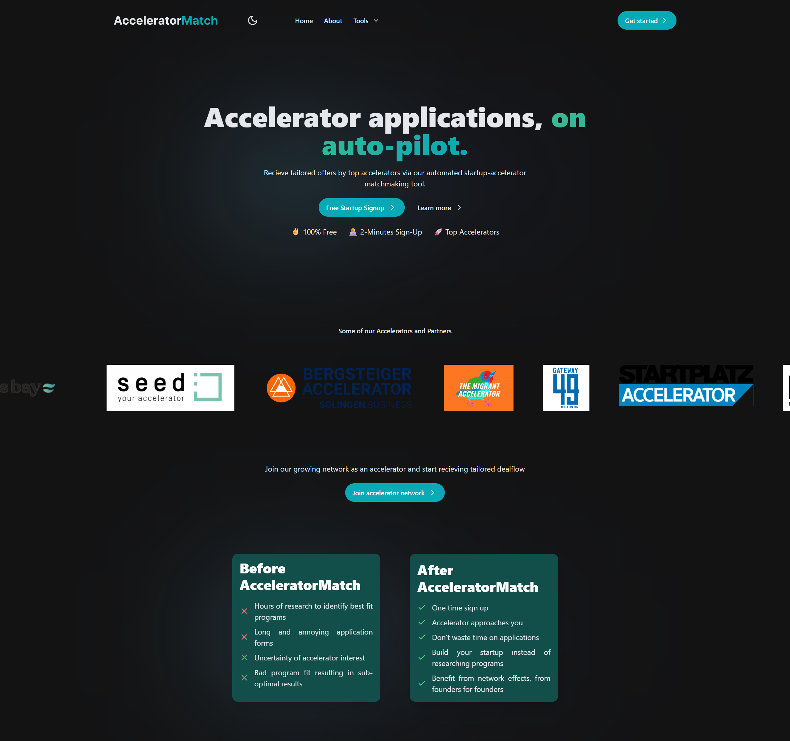 Accelerator Website