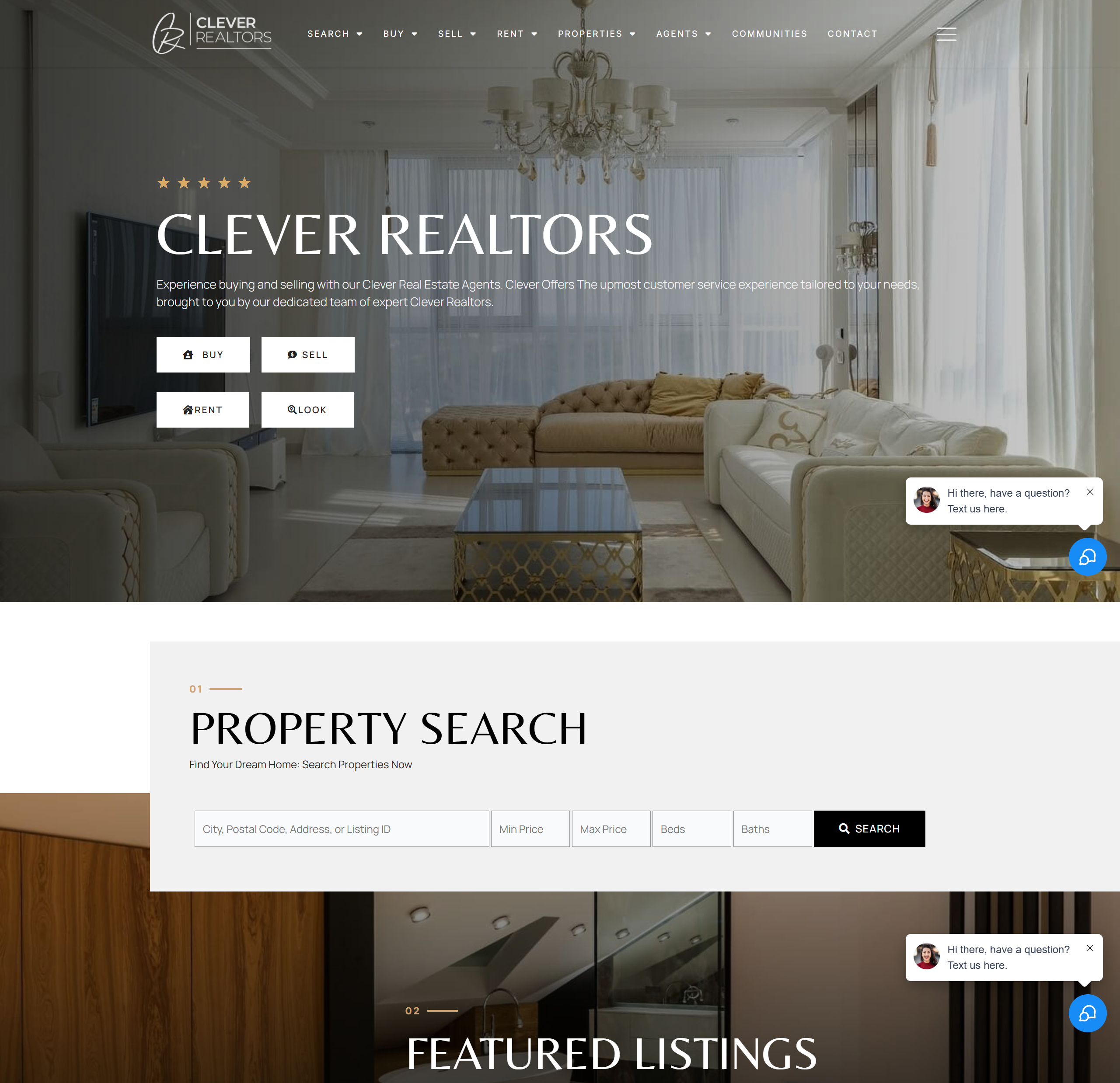 Clever Realtors Website